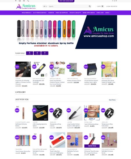 Amicuss Shop Online Store Banner – Electronics, Gadgets and Lifestyle Products